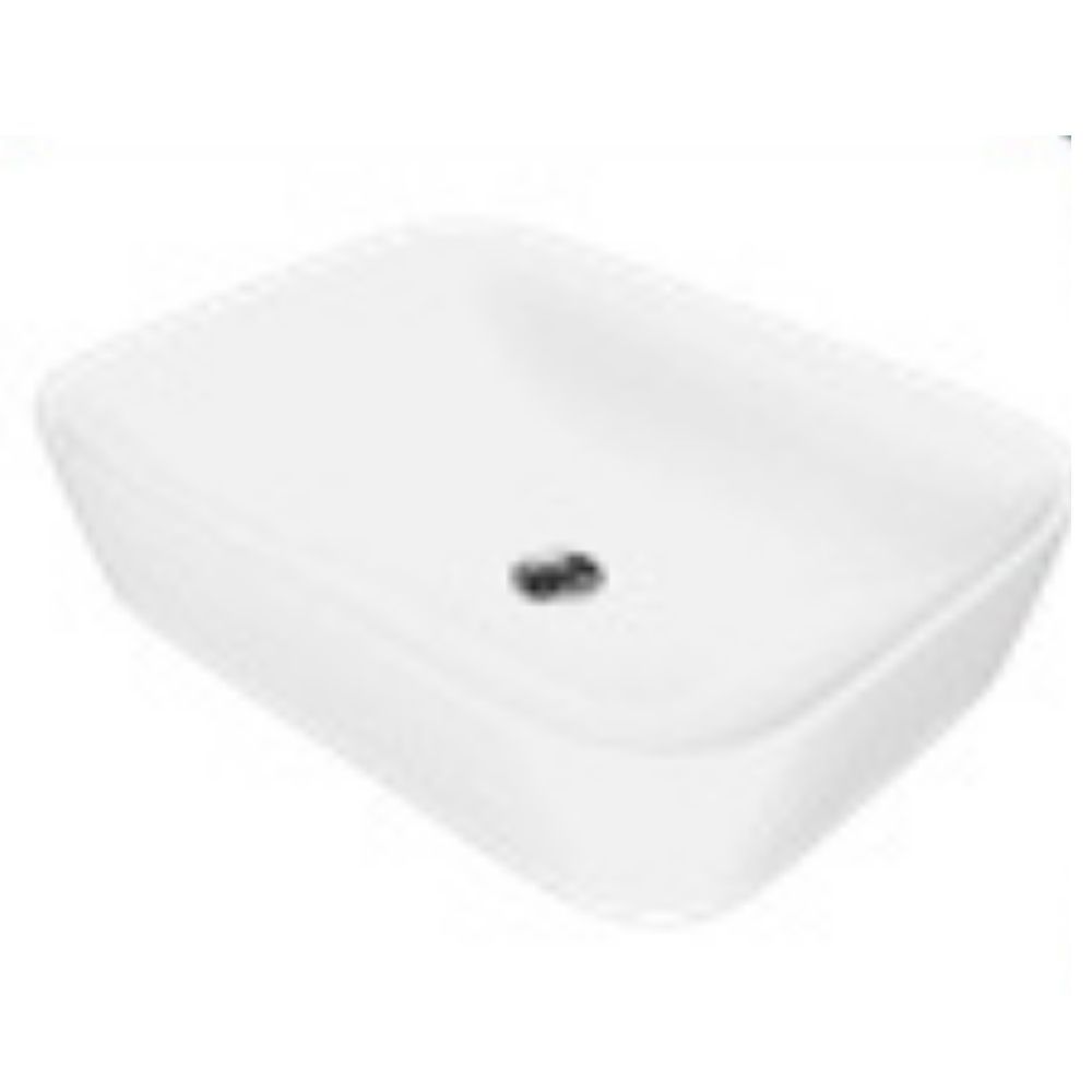 White Ceramic Rectangular Washbasin